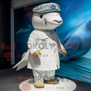 White Whale maskot kostume...