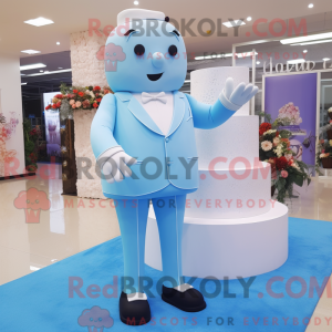 Sky Blue Wedding Cake...