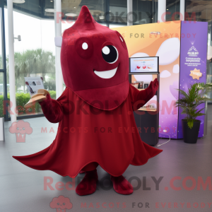 Maroon Stingray maskot...