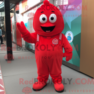 Red Candy maskot kostume...