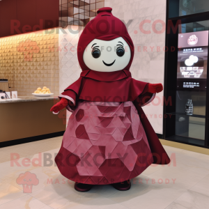 Maroon Dim Sum maskot...