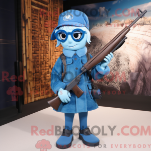Blauwe Sniper...