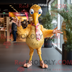 Costume mascotte de flamant...