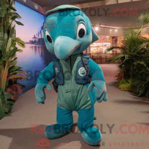Postava maskota Teal...