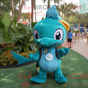 Figura de máscara de delfin...
