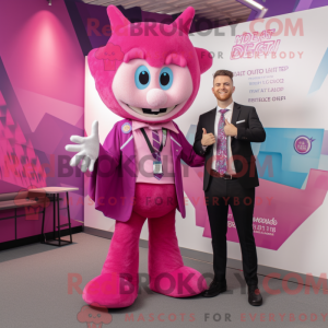 Postava maskota Magenta...