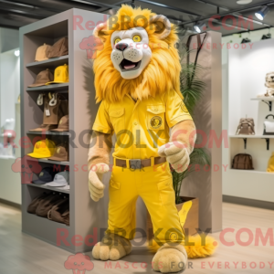 Costume mascotte de Lion...