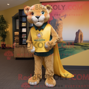 Gold Mountain Lion maskot...