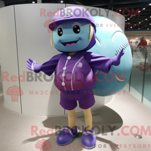 Lilla baseball bold maskot...