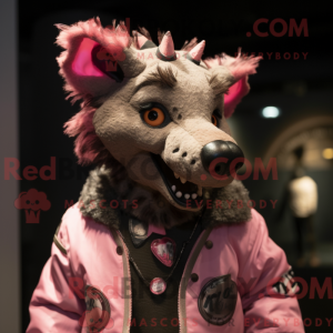 Maskottchenkostüm Rosa...