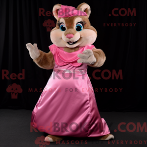 Maskottchenkostüm Rosa...
