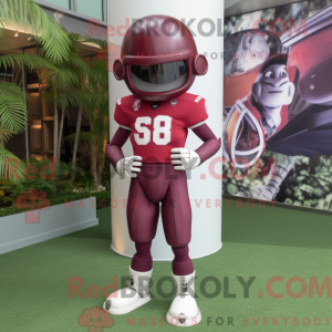 Maroon American Football...