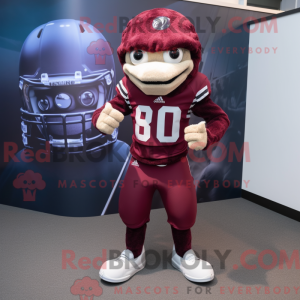 Maroon American Football...