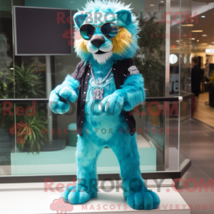 Costume mascotte de tigre à...