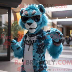 Costume mascotte de tigre à...