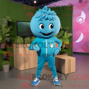 Cyan Raspberry mascot...