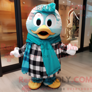 Disfraz de mascota Teal Dim...