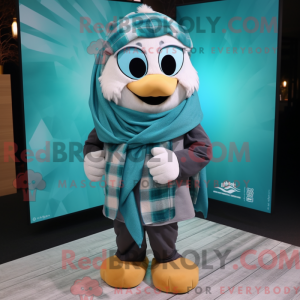 Disfraz de mascota Teal Dim...