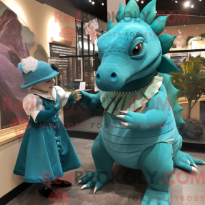Blågrøn Ankylosaurus...