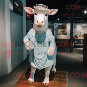Zebu-maskotdraktkarakter...