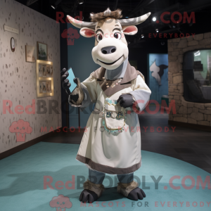 Zebu Maskottchen Kostüm...