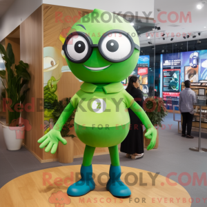 Olive Superhero mascot...