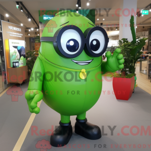 Olive Superhero mascot...