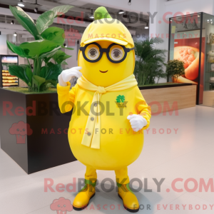 Lemon Yellow Pepper mascot...