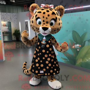 Leopard maskot kostume...