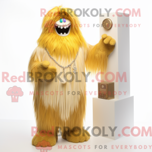 Costume de mascotte de yéti...