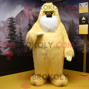 Costume de mascotte de yéti...