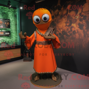 Rust Mandarin maskot drakt...
