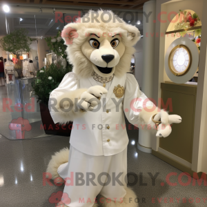 Cream Tamer Lion maskot...