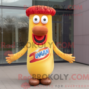 Postava maskota v rohlíku...