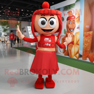 Red Pad Thai mascotte...