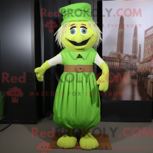 Lime Green Scarecrow...