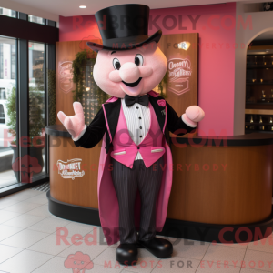 Pink Guinness maskot...