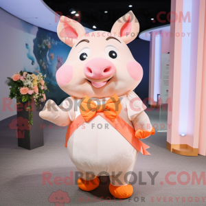 Peach Sow Maskottchen...
