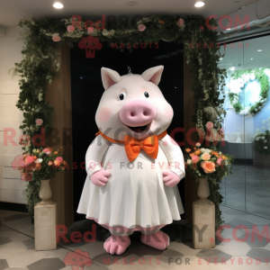 Peach Sow Maskottchen...