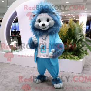 Postava maskota Sky Blue...