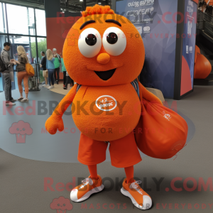 Postava maskota Orange...