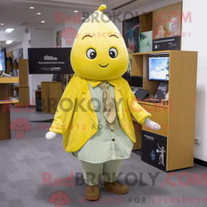 Citrongul pære maskot...