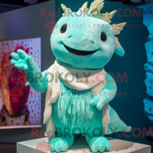 Costume mascotte d Axolotls...
