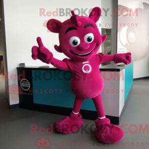 Postava maskota Magenta...