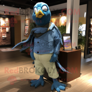 Blue Pigeon mascotte...