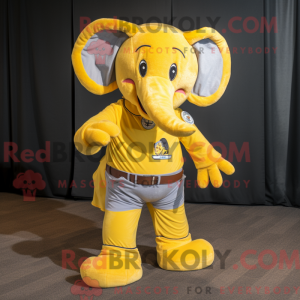 Yellow Elephant mascot...