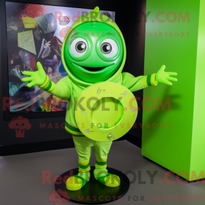 Lime Green Plate Spinner...