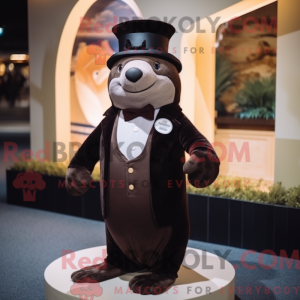 Brown Seal maskot...