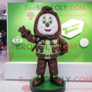 Green Chocolate Bars mascot...