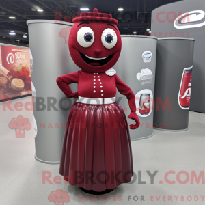 Maroon Soda Can...